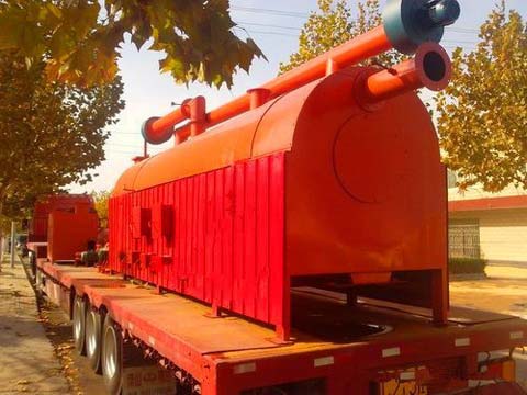 Sewage sludge carbonization plant export