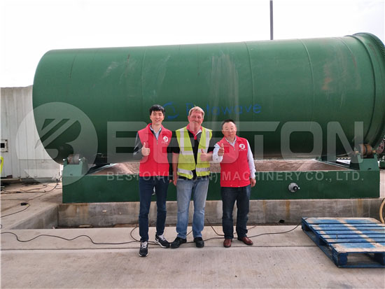 Beston Tyre Pyrolysis Plant in the UK