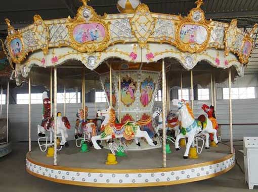Fairground carousel rides