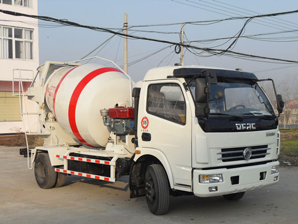 Small concrete truck