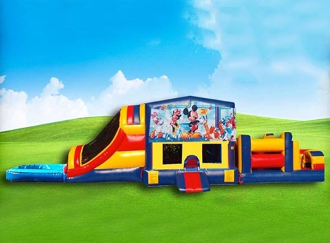 Inflatable Mickey Mouse Obstacles for Sale