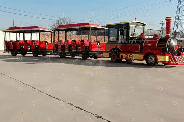 gas trackless train for sale