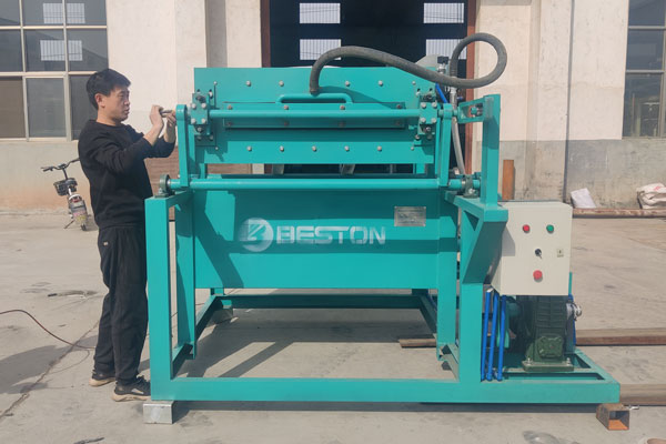 BTF1-3 Beston Paper Egg Tray Making Machine Delivered to the Philippines